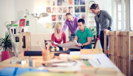 Integrated creative services enhance investment bank brand